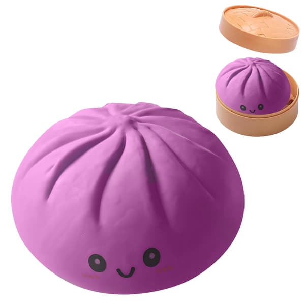 Stor 15 cm deg-tema avslappningsleksak, perfekt för handterapi Purple