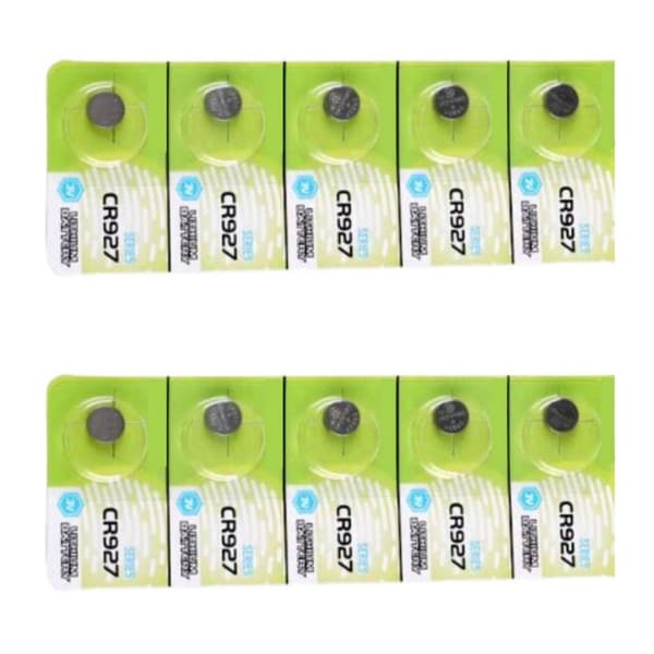 5 stk./10 stk. CR927 knapcellebatterier egnet til ure og lommeregnere