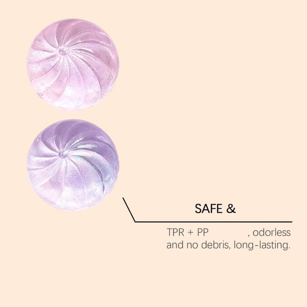 Dumpling Dampet Fylt Bolleform Klemmeleke Håndterapi Treningsdings Light pink