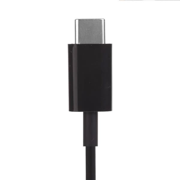 USB Typ C Hörlurar Enkel Hörlur Ensidiga Öronproppar med Mikrofoner Sladd
