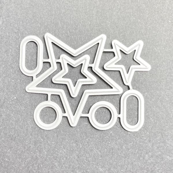 Metallskjæremaler Kutter Pregemaler Mal for DIY Scrapbooking