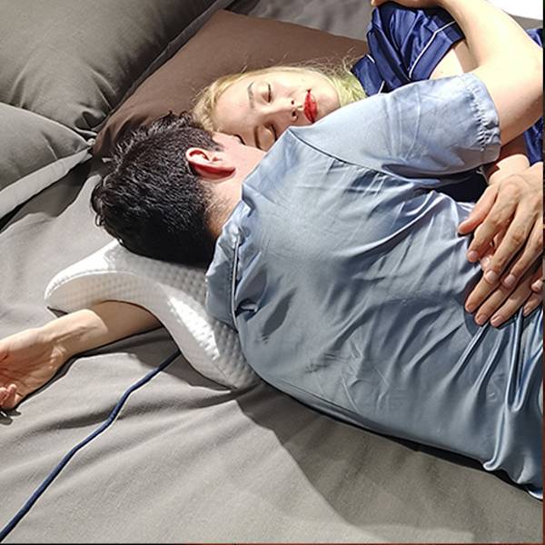 Memory Foam Kudde Tunnel Långsam Återhämtning Tryck Kudde Arm Kudde Skedläge