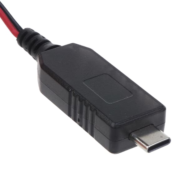 USB C till AAA (LR3 AM4) Batterieliminator med strömbrytare Ersätter 4 AAA-batterier