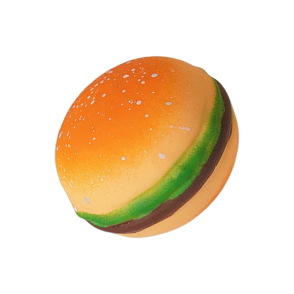 Realistisk Hamburger Stressreducerende Legetøj Blødt Klemme Sensorisk Bærbart Klemmelegetøj L