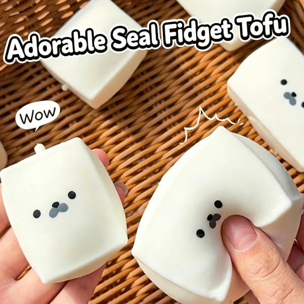 Mellow Squeeze Seal Soft Bounce Venting Toy Pehmeä Puristushyljelelu 3