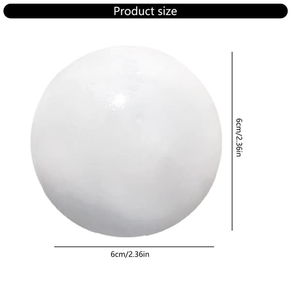 Gjenbrukbar TPR Sensorisk Ball Angstlindrende Gadget Kompakt Design Barn Voksne Taro paste