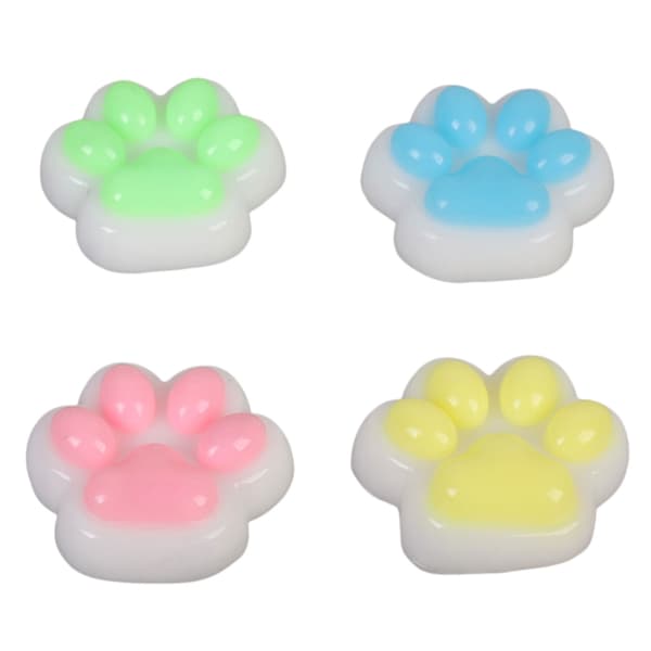 Mellow Squeeze Paws Killing Blød Bounce Udluftningslegetøj Blødt Squeeze Paws Legetøj Blue
