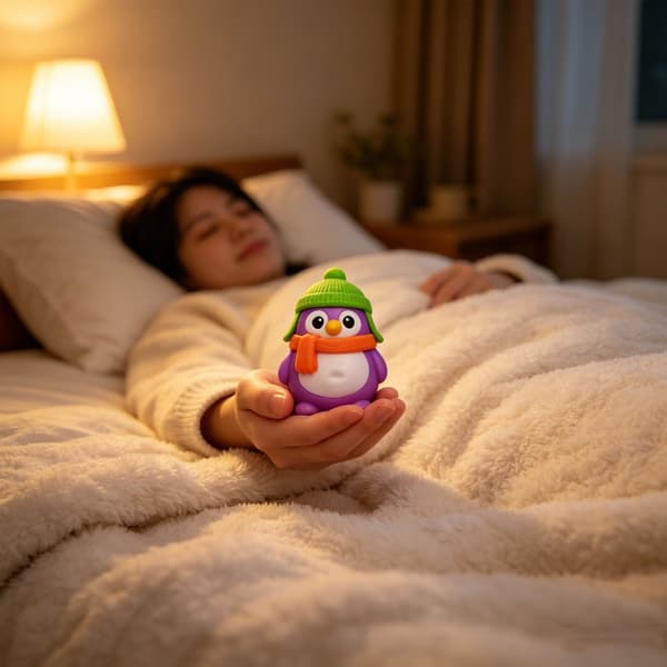 Blid Pingvin Stressaflastningsbold Perfekt Til Beroligelse Og Fokus 2