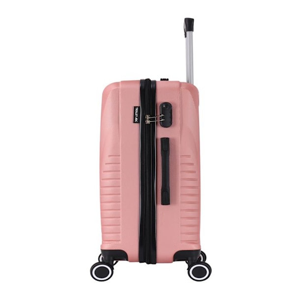 Stor størrelse kuffert 4 hjul 75cm Rigid - Trolley ADC "Elegance" Rose Gold Rose guld