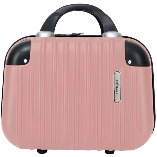 Vanity Case Rigid ABS toilettaske 29 cm - Hjørne - TROLLE ADC (roseguld) Rose guld