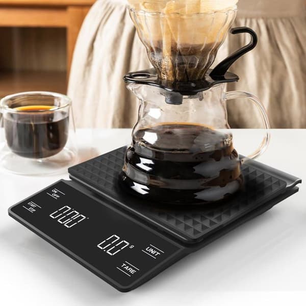 Kaffevægt - GRANDSALEY - Mod. Espresso - Præcision 0,1 g - Kapacitet 3 kg - Indbygget timer