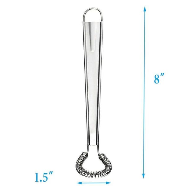 Mini-håndpisker - GRANDSALEY - Monobloc rustfrit stål - Fødevaregodkendt rustfrit stål - Poleret spejlfinish - Uden plastdele