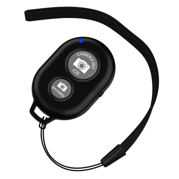 Trådlös Bluetooth-fjärrkontroll för selfies – Universell, kompatibel med iOS och Android