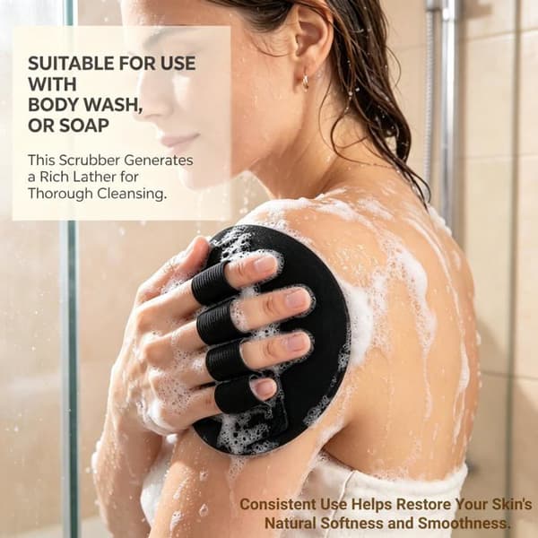 Exfolierande badvantar, exfolierande vantar för duschen, smärtfria exfolierande badvantar, snabbtorkande exfolierande vantar