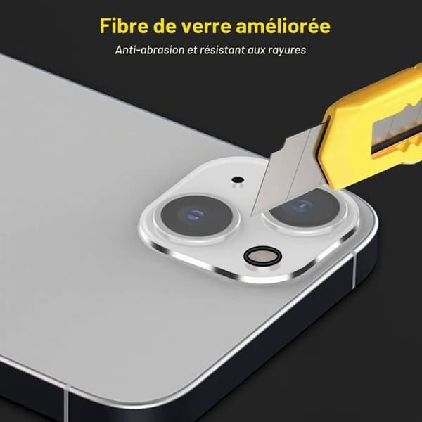 Beskyttelse til kameraobjektiv (sæt af 3) kompatibel med iPhone 13 (6,1 tommer), klar HD