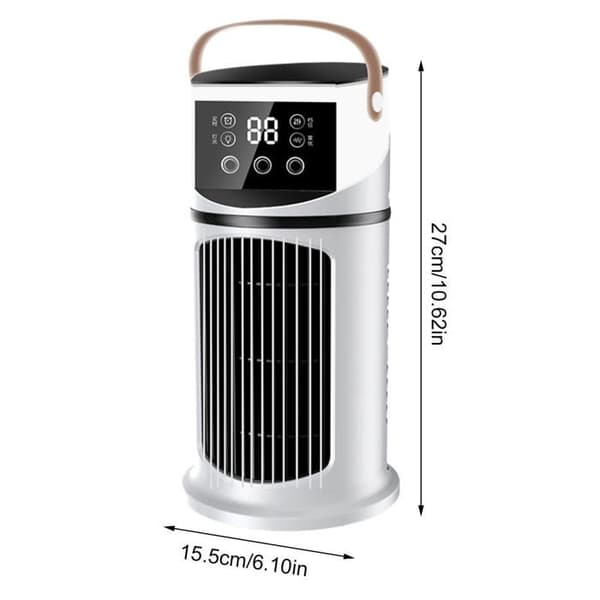 Bærbar aircondition - SONGHUI - Mobil - 9 hastigheder - 9 niveauer af tåge - 8 timers timer
