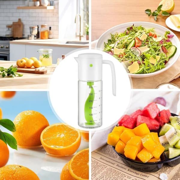 Vinägrettskakare - GRANDSALEY - 300 ml - Vattentät - Glas & ABS - Diskmaskinssäker