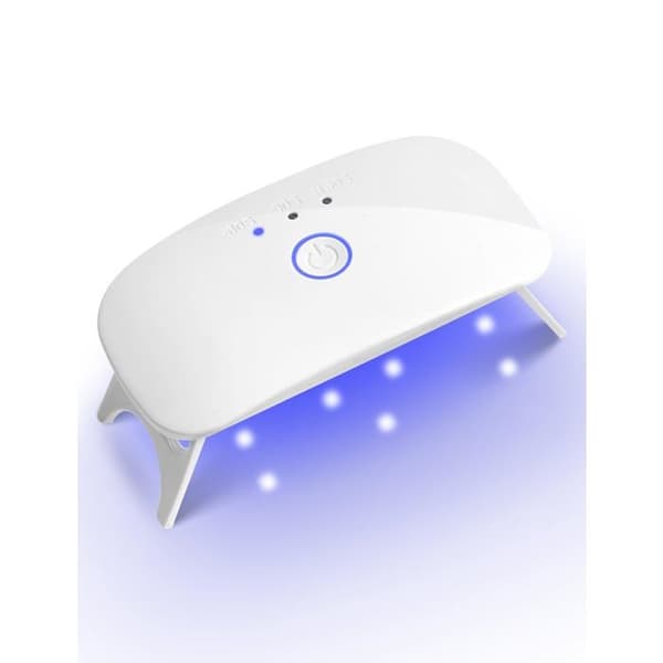Mini UV LED-lampa för naglar - GRANDSALEY - Modell Mini - 8 LED - Fällbar - USB