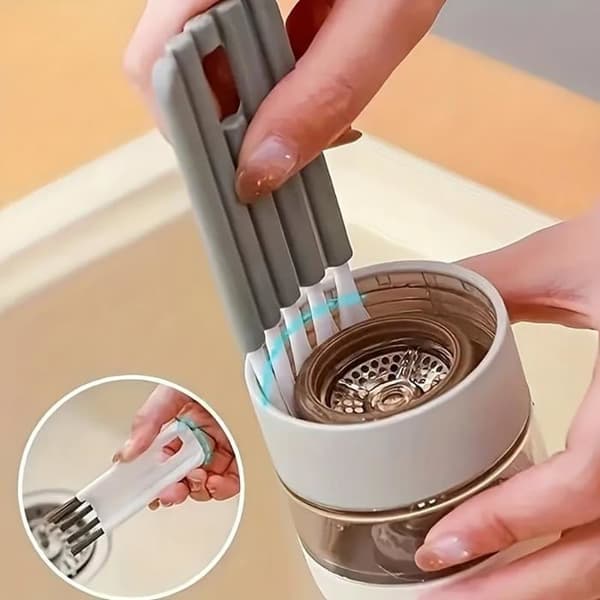 Sæt med 2 mini rengøringsbørster til tastatur og computer (multifunktionelle)