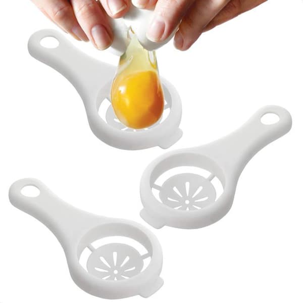 Äggseparator - GRANDSALEY - Set om 3 - Hängande kant - Plast ABS - Diskmaskinssäker