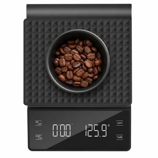 Kaffevægt - GRANDSALEY - Mod. Espresso - Præcision 0,1 g - Kapacitet 3 kg - Indbygget timer