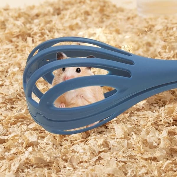 Hamsterklemme - GRANDSALEY - Sæt af 2 - Bidestærk - Gul & blå - Ø5 cm