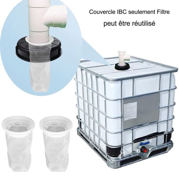 Filtreringssæt til IBC tank - GRANDSALEY - 2 dele - 200 mesh - Vaskbar & genanvendelig - Premium nylon