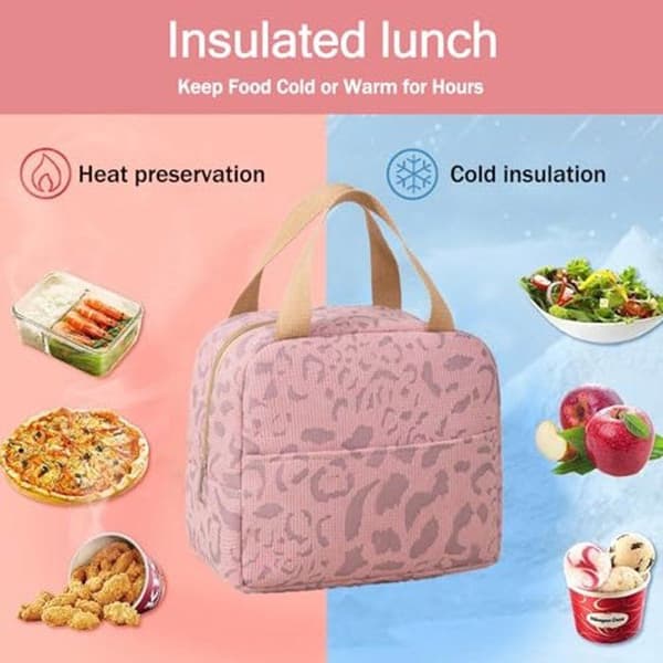 Mini kylväska - GRANDSALEY - Mini kylväska 6 L - Rosa - Lätt och hopfällbar - Aluminiumfoder Ros