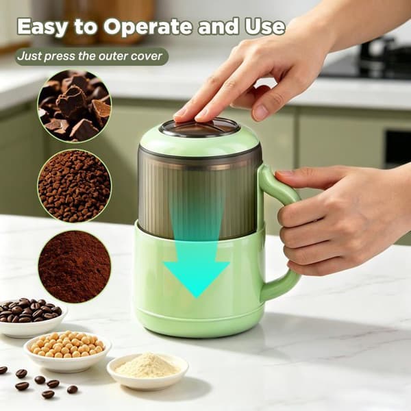 Multifunktionel elektrisk kværn - GRANDSALEY - 800 ml - 150 W - 10 rustfrie blade - Dobbeltvæg lydisoleret