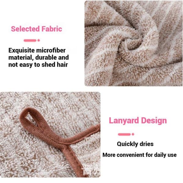Mikrofiber rengøringsklude - GRANDSALEY - Sæt af 6 - 30 x 30 cm - Super absorberende - 3 brune/3 grå brun