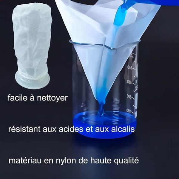 Filtreringssæt til IBC tank - GRANDSALEY - 2 dele - 200 mesh - Vaskbar & genanvendelig - Premium nylon