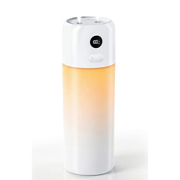 Bærbar luftfugter - GRANDSALEY - Mini - Genopladeligt batteri - Automatisk timer - Tørkørsel beskyttelse