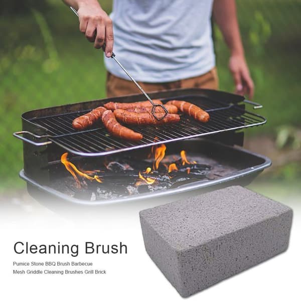 Set med 2 rengöringsborstar för grill i pimpsten