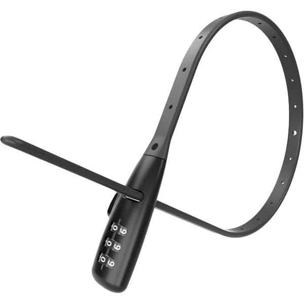Zip-Tie Stil Lås – 3-Siffrig Justerbar Kabel Lås – Lättviktig & Säker Val (1-Pack)