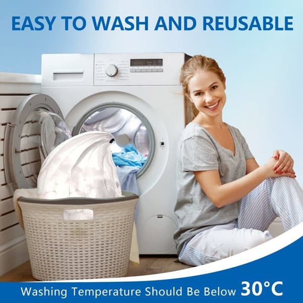Filtreringskugler til pool - GRANDSALEY - 800 g - 100% polyester - Genanvendelig & vaskbar - Erstatter 30 kg sand