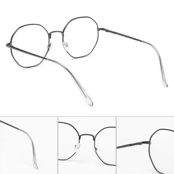 Flat Mirror Eyewear Optisk Brille SORT STYRKE -3,00