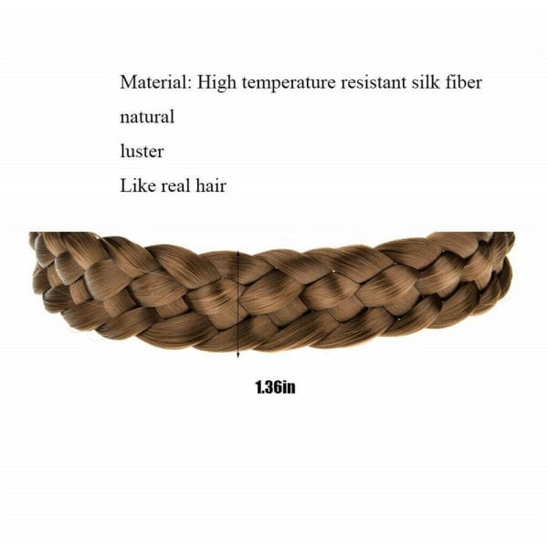 Flettet hårbånd Twist pandebånd elastisk 09