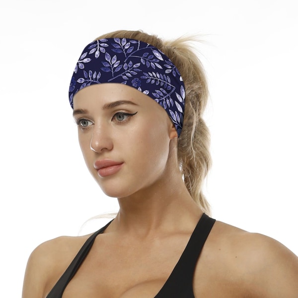 Yoga hårband Sport pannband Fitness svettband 5