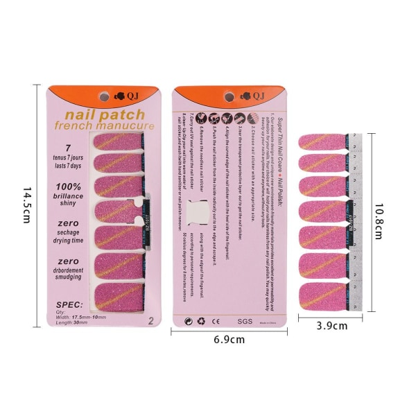 Nail Wraps Nagelklistermärken Cat Eyes BZ-1009