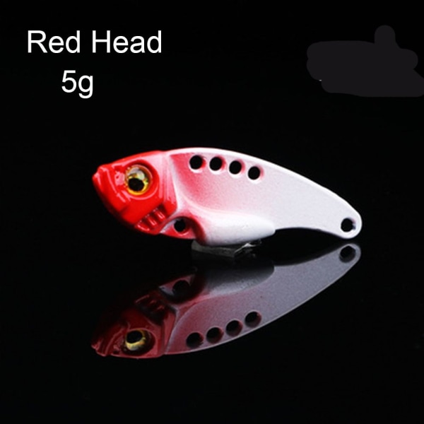 Fishing Metal VIB Lures Jig Metal Slice RÖD HAND - 5G RÖD HAND