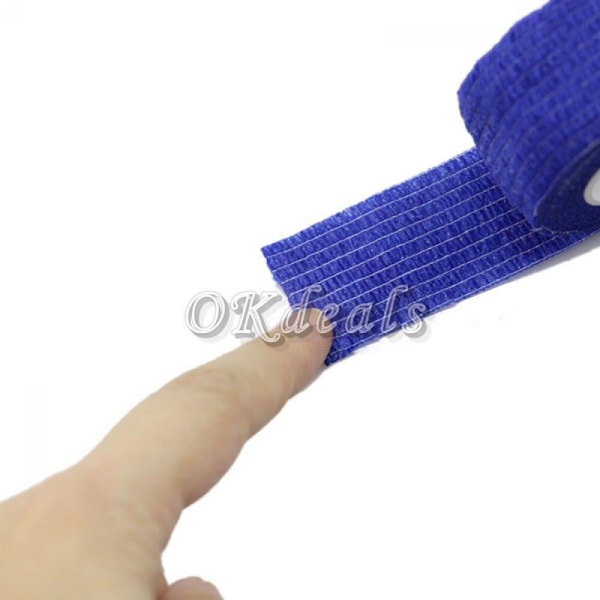 1 Roll Sports Tape Bandage Lihaskipuhoito MUSTA