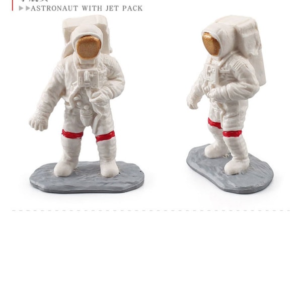 Space Scene Ornament Astronaut Simuleringsmodell