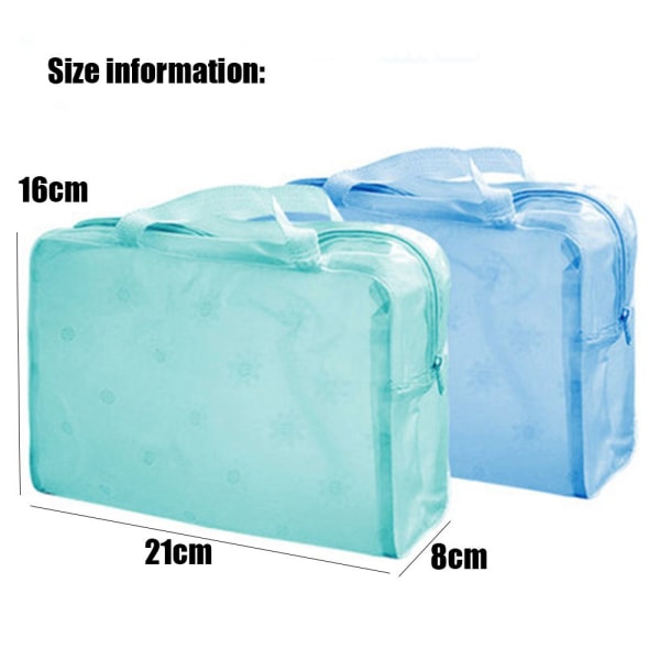 5 farver Svømning Opbevaringstasker Toilet Badehåndtasker Makeup