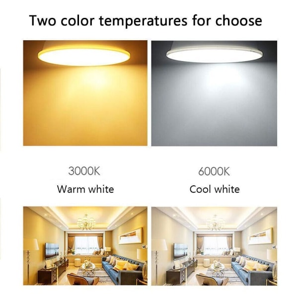 2STK LED Lyspære Downlight VARMT LYS VARMT LYS Warm Light a60f | Warm Light  | Warm Light | Fyndiq