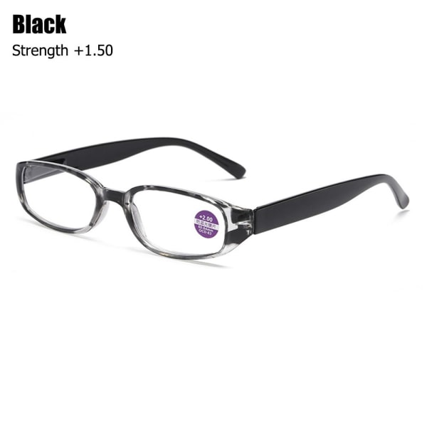 Lesebriller Presbyopia Briller SVART STYRKE +1,50