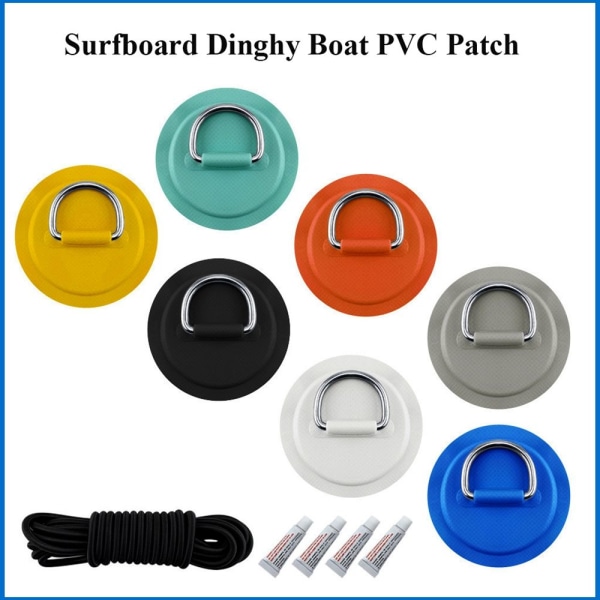 1/4 stk PVC Patch Elastisk Bungee Reb LYS GRØN 1PCPVC PATCH