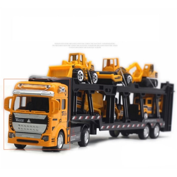 Toy Truck Carrier Kuljetusauto Leluautot Set