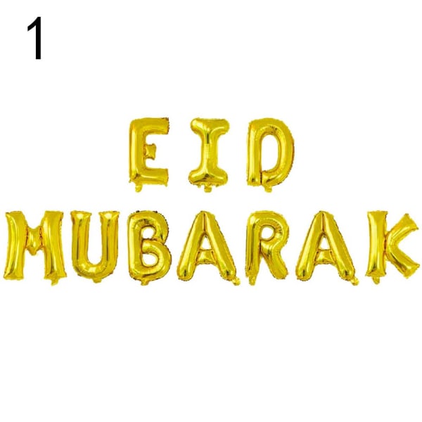 Eid Mubarakin ilmapallot Eid-koristeet 1 1