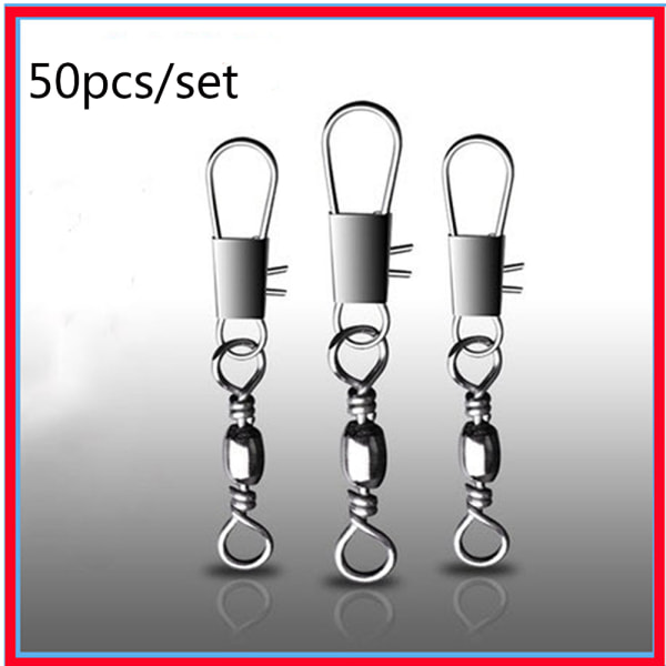 Fishing Snap Connector med Pin Rolling Swivel 5 5