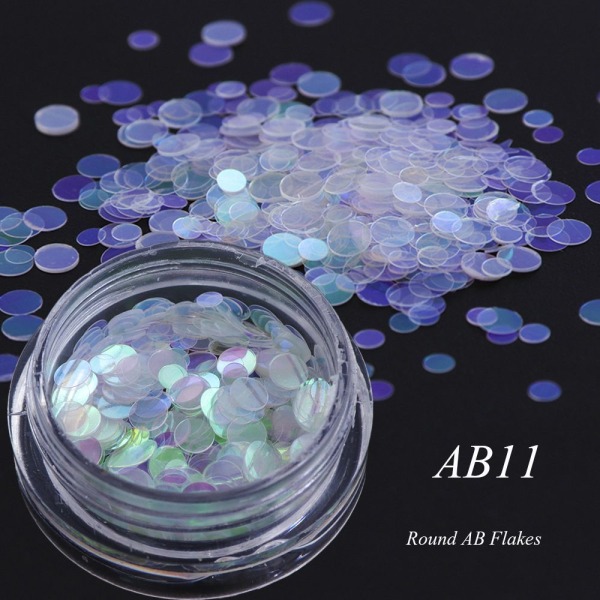 Nail Sequins Flakes Flakes Glitter Ultra Thin AB11